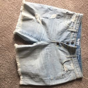 Distressed Boyfriend Shorts